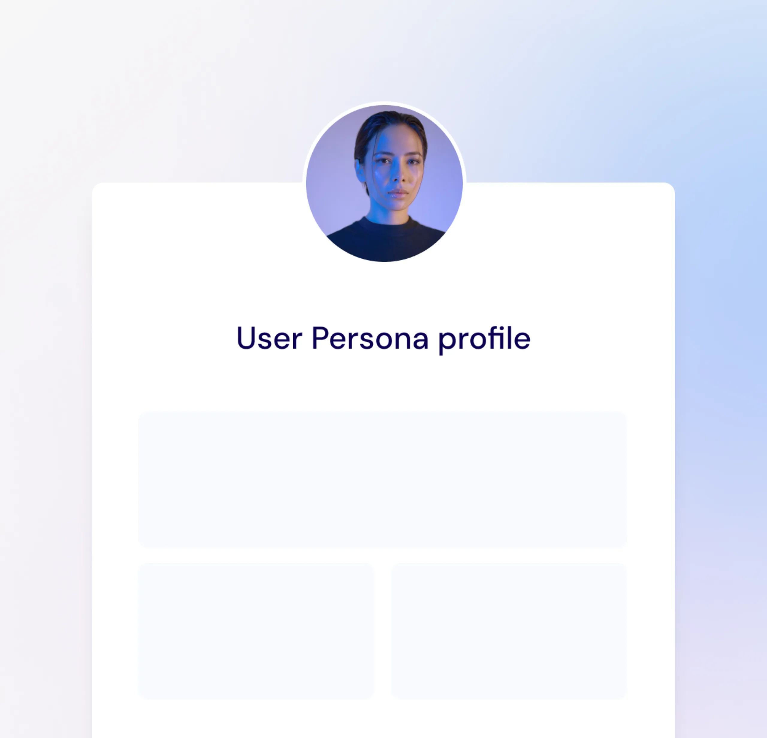 User persona development